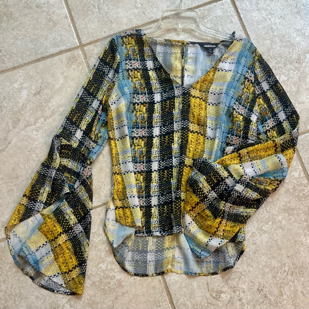 Project Runway Abstract Blouse size medium